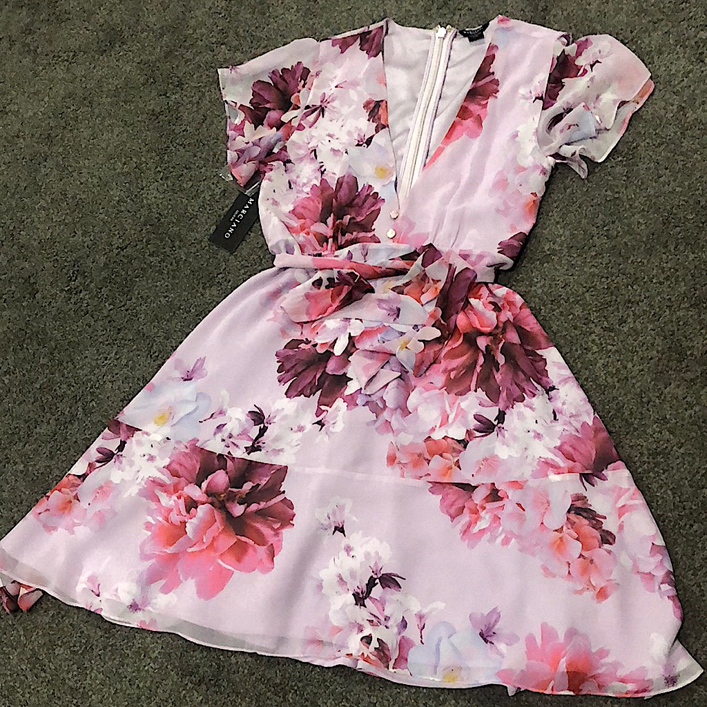 Marciano Floral Bomb Short Dress